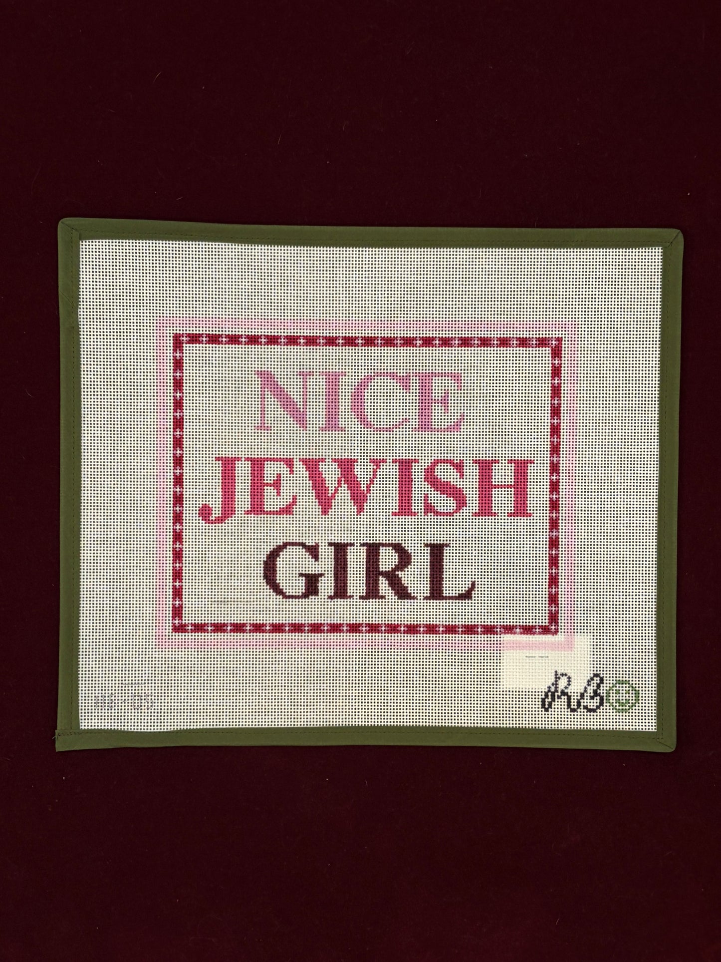 Nice Jewish Girl-Canvas-Rachel Barri-The Pepper Pot
