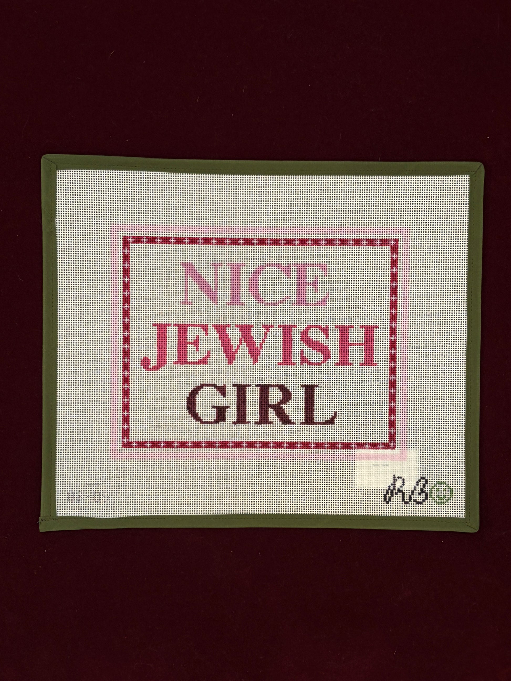 Nice Jewish Girl-Canvas-Rachel Barri-The Pepper Pot