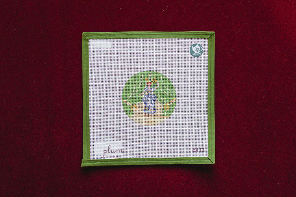 Nine Ladies Dancing, 12 Days of Christmas Collection-Canvas-Plum Stitchery-The Pepper Pot