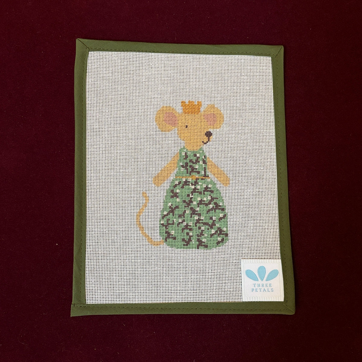 Noble Sister Mouse-Needlepoint Canvas-Three Petals Needlepoint-The Pepper Pot Barrington, IL
