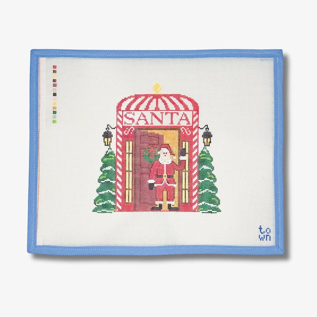 North Pole, October Trunk Show-Needlepoint Canvas-Town Stitch-The Pepper Pot Barrington, IL