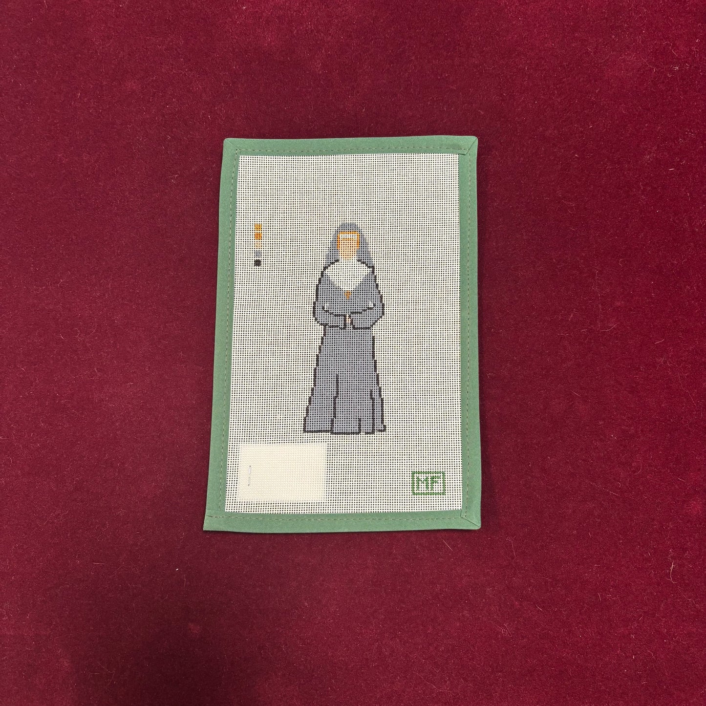 Nun-Canvas-MF Needlepoint-The Pepper Pot