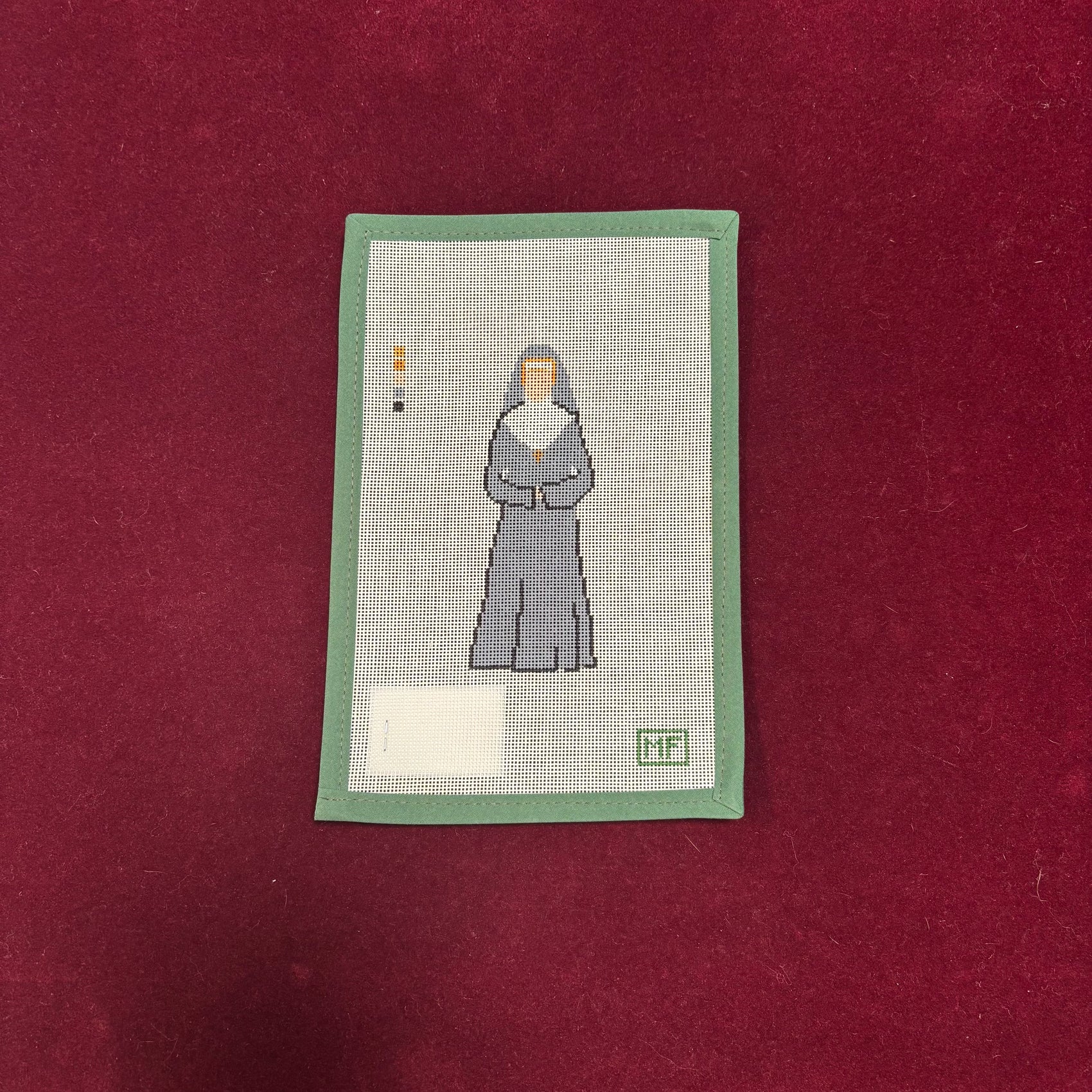 Nun-Canvas-MF Needlepoint-The Pepper Pot