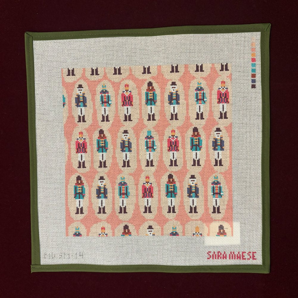 Nutcrackers, Sara Maese-Needlepoint Canvas-Mopsey Designs-The Pepper Pot Barrington, IL