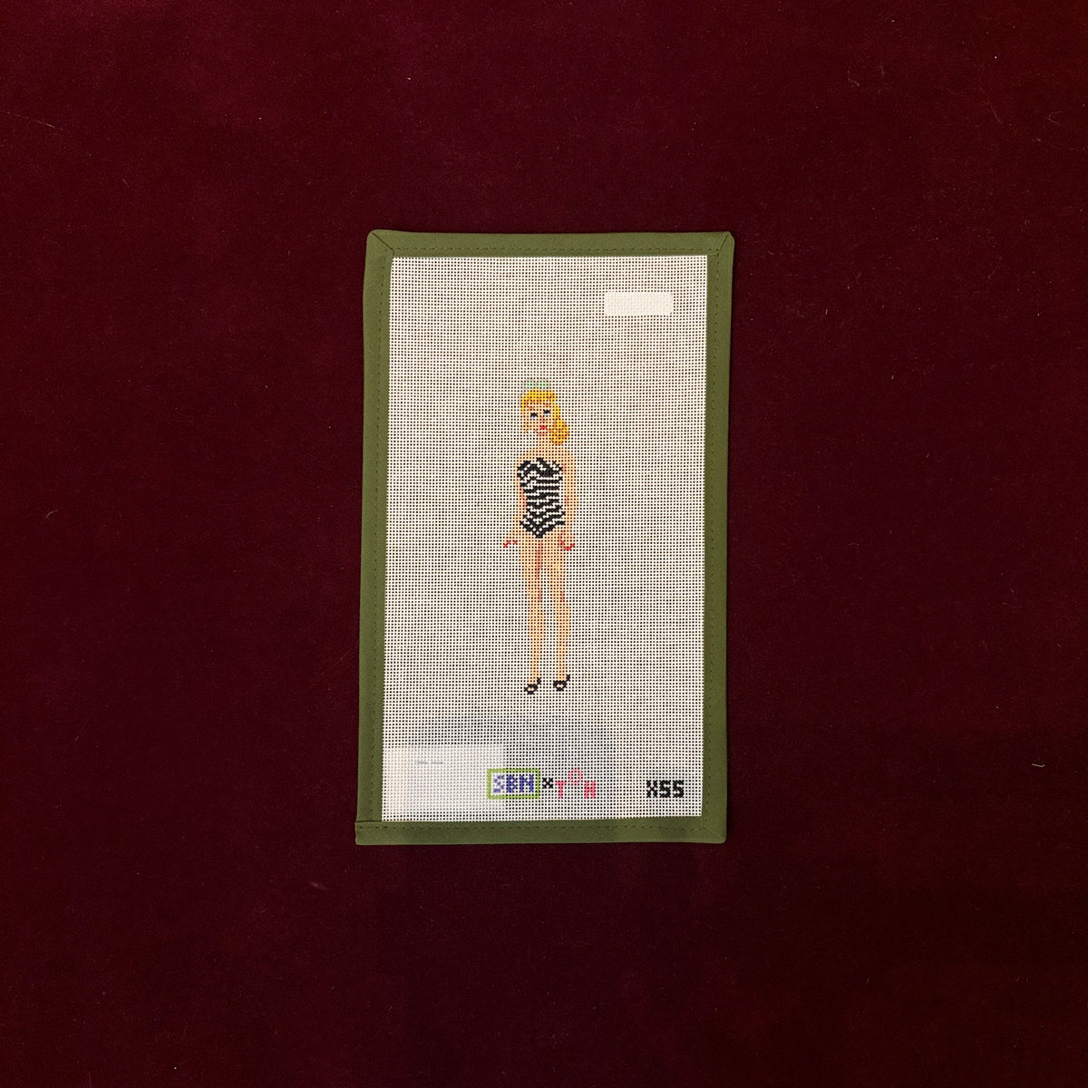 OG Barbie-Needlepoint Canvas-Susan Battle Needlepoint-The Pepper Pot Barrington, IL