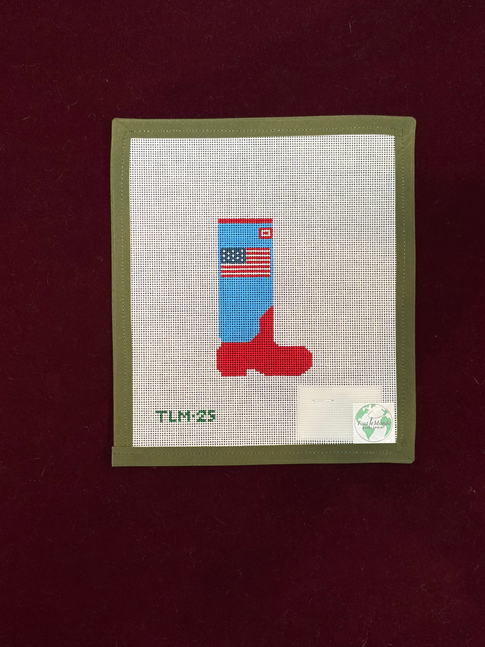 Old Glory Wellie-Canvas-Tout Le Monde-The Pepper Pot