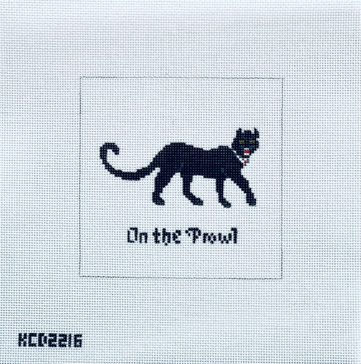 On The Prowl August Trunk Show-Needlepoint Canvas-KCN Designers-The Pepper Pot Barrington, IL