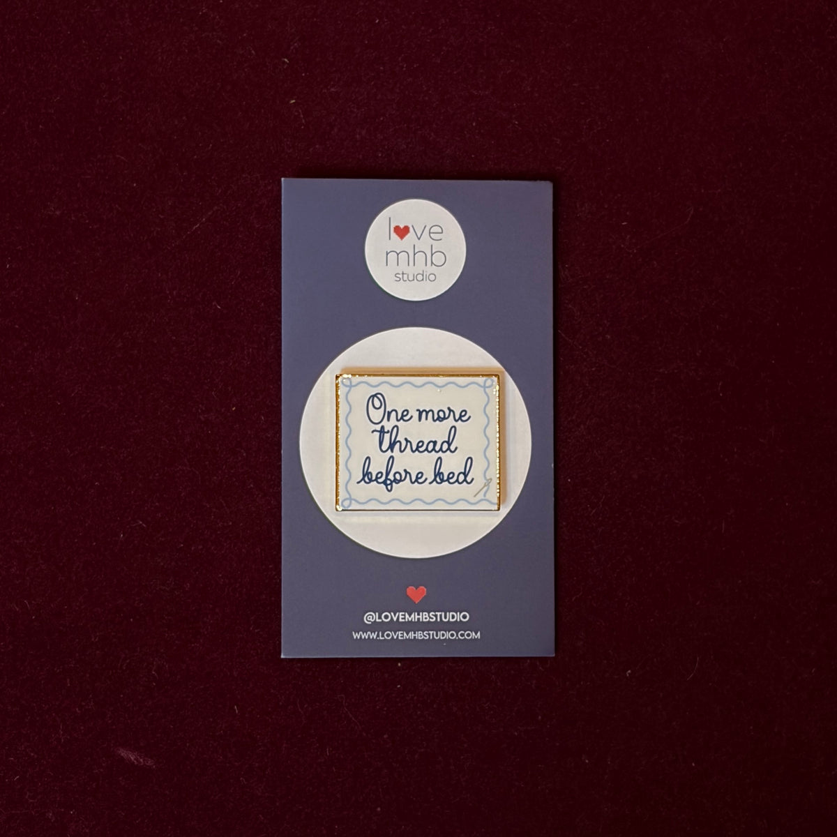 One More Thread Needle Minder-Needle Minder-Love MHB-The Pepper Pot