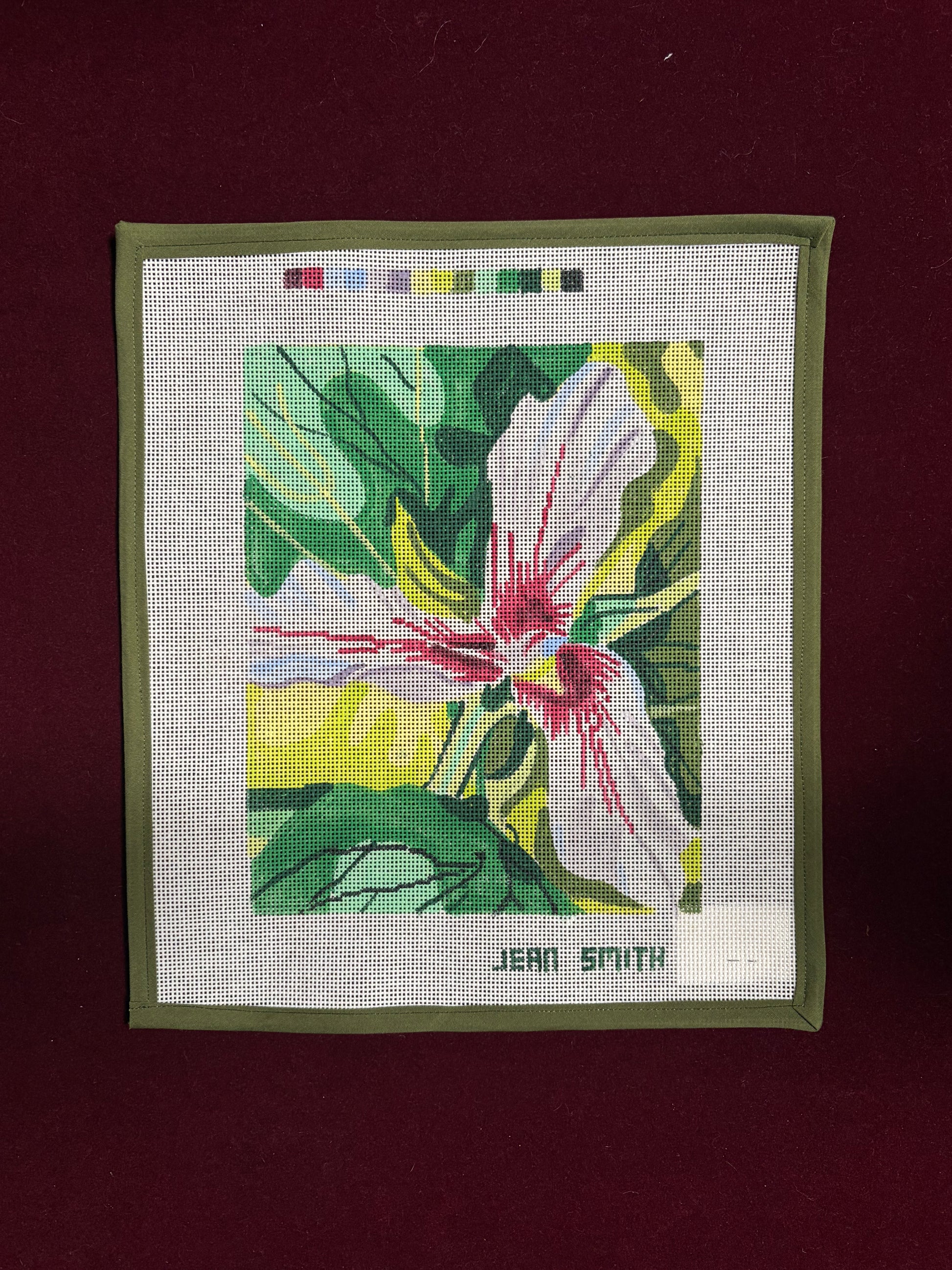 Painted Trillium-Canvas-Jean Smith-The Pepper Pot