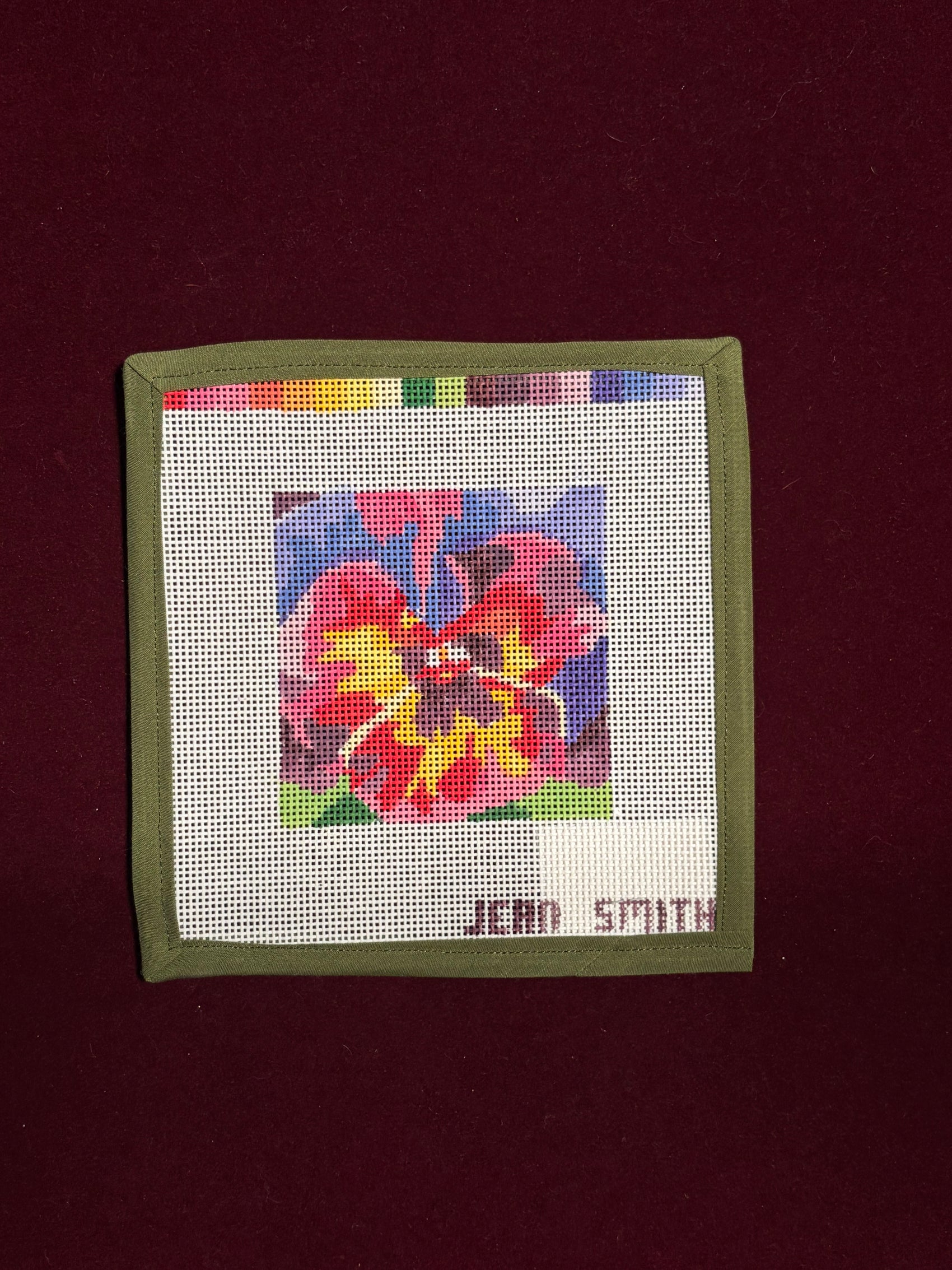 Pansy-Canvas-Jean Smith-The Pepper Pot