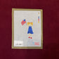 Parade Kids Girl-Needlepoint Canvas-Salt + Sand Designs-Blonde-The Pepper Pot Barrington, IL
