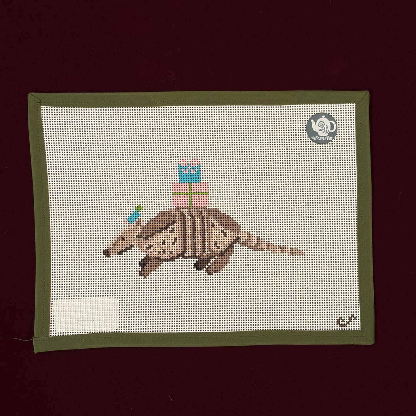 Party Animal Armadillo-Canvas-Sunday Shoppe-The Pepper Pot