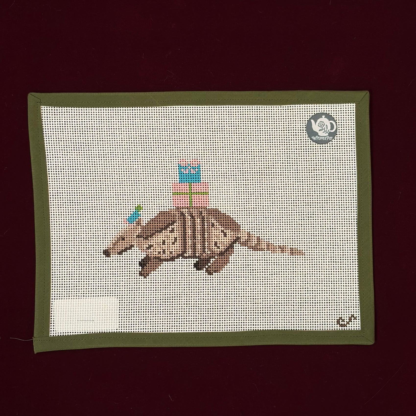 Party Animal Armadillo-Canvas-Sunday Shoppe-The Pepper Pot