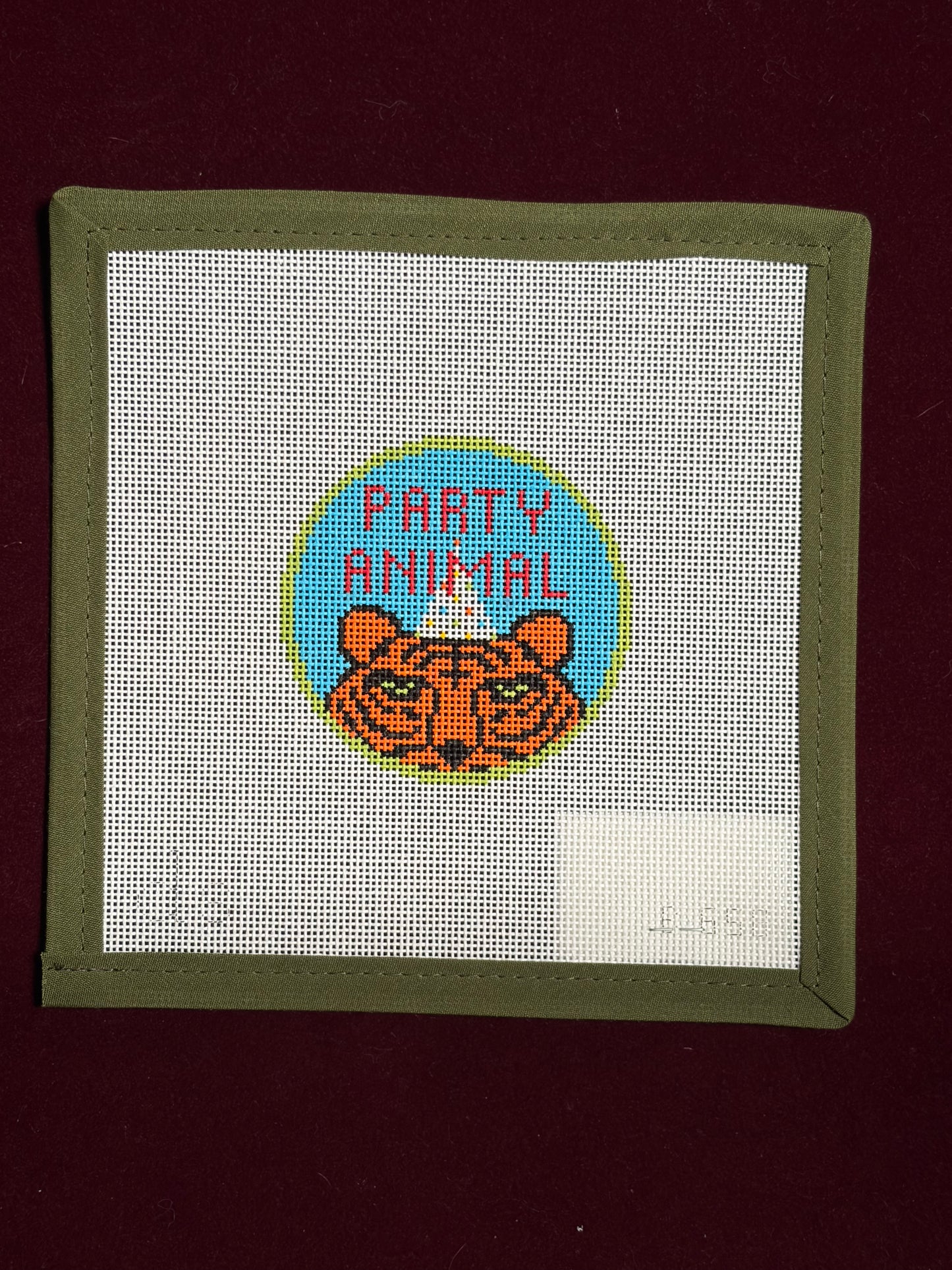 Party Animal-Canvas-Doolitte Stitchery-The Pepper Pot