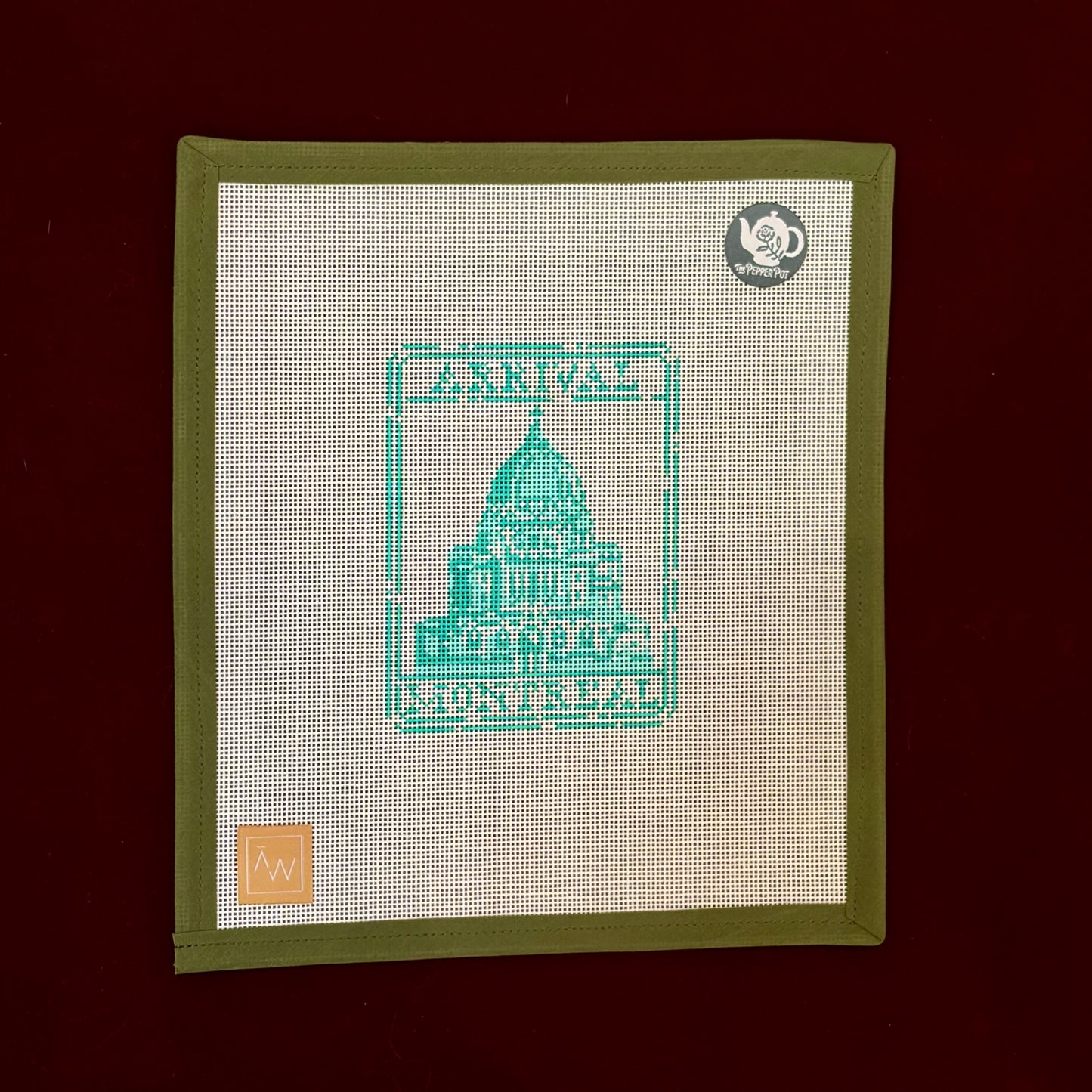 Passport Stamp- Montreal-Canvas-Audrey Wu-The Pepper Pot
