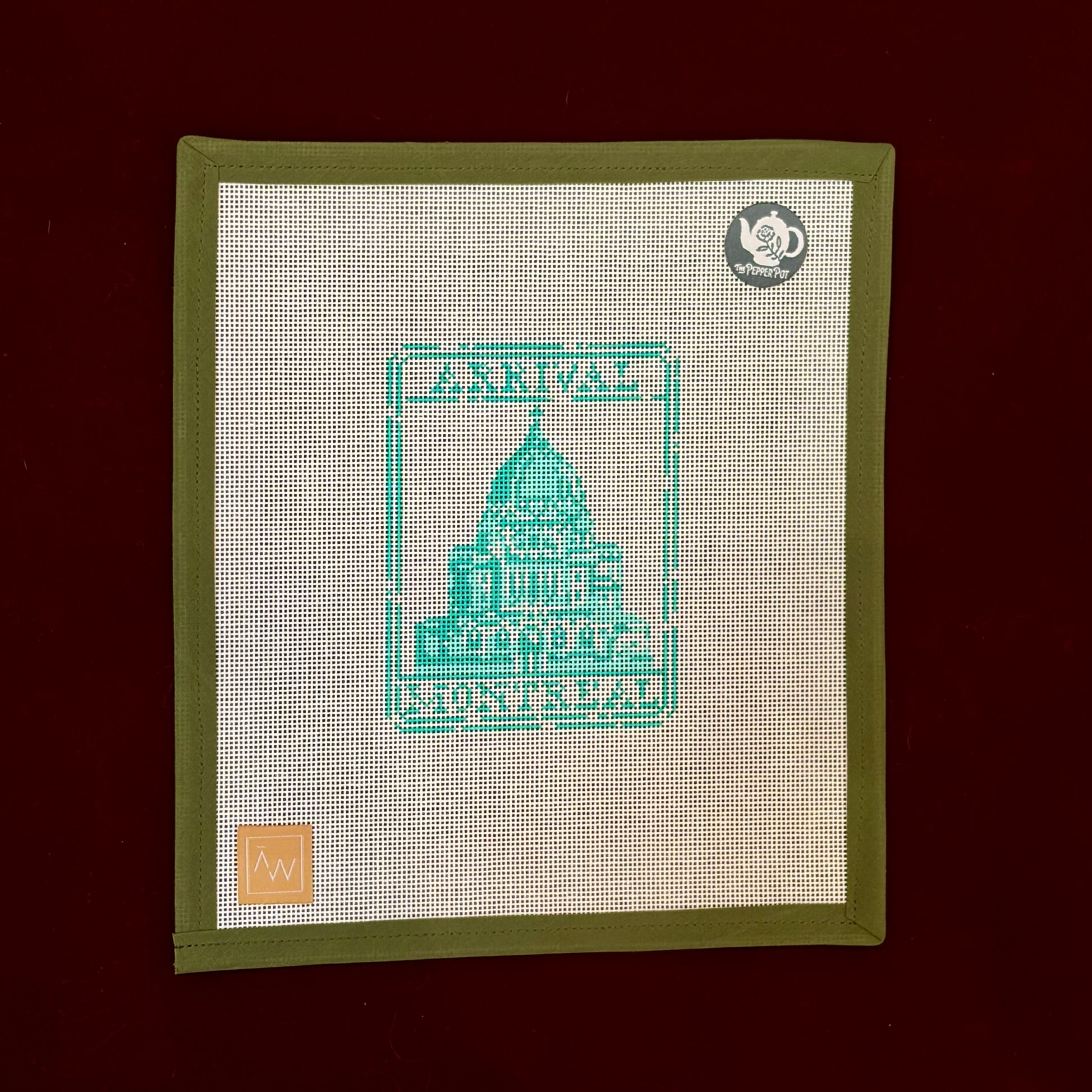 Passport Stamp- Montreal-Canvas-Audrey Wu-The Pepper Pot