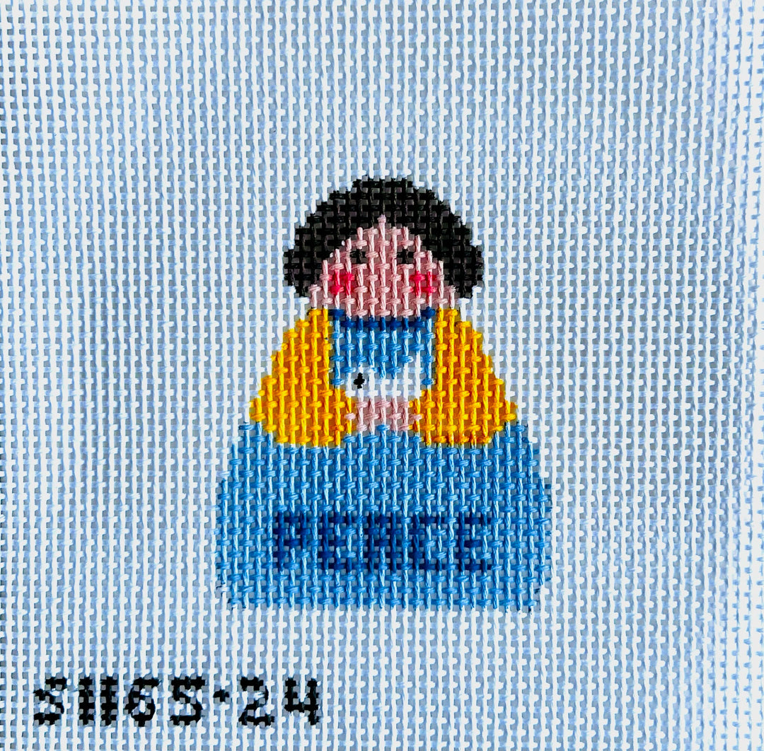 Peace Angel August Trunk Show-Needlepoint Canvas-KCN Designers-The Pepper Pot Barrington, IL