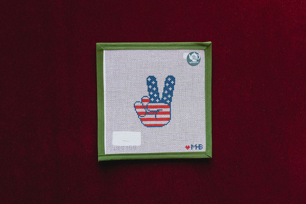 Peace Sign Flag-Canvas-Love MHB-The Pepper Pot