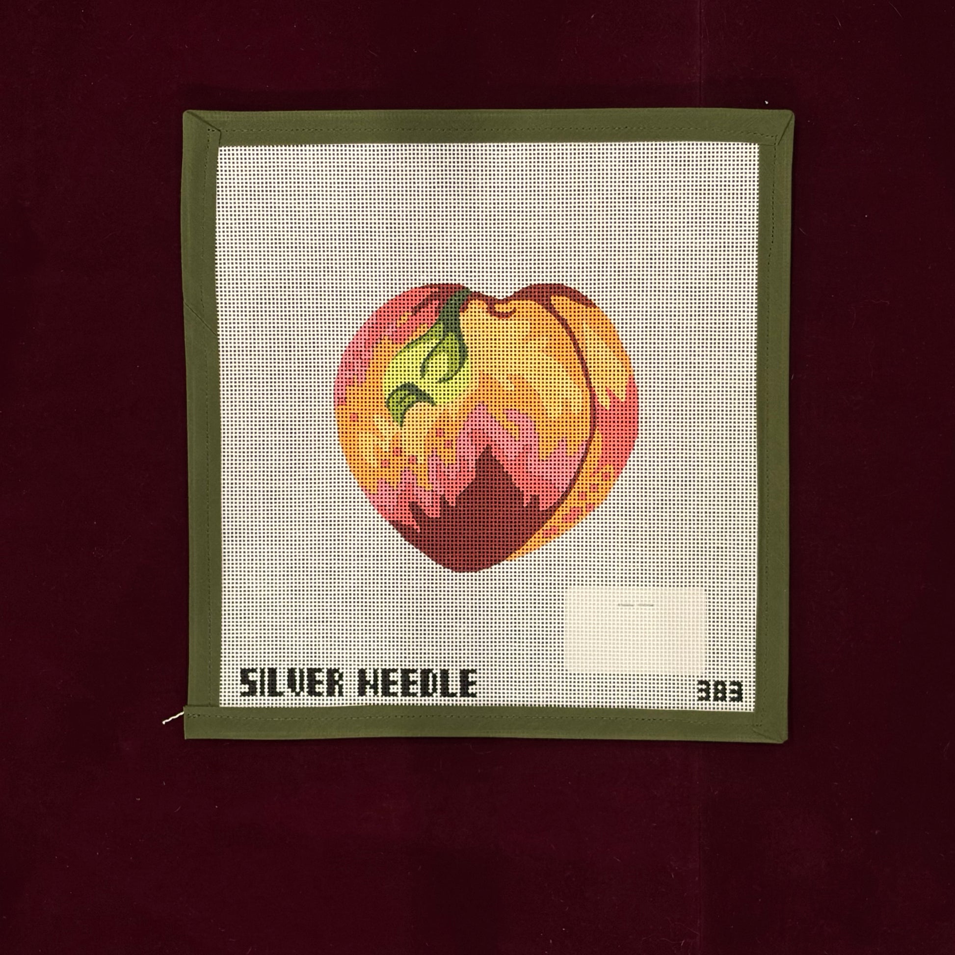 Peach Ornament-Canvas-Silver Needle-The Pepper Pot