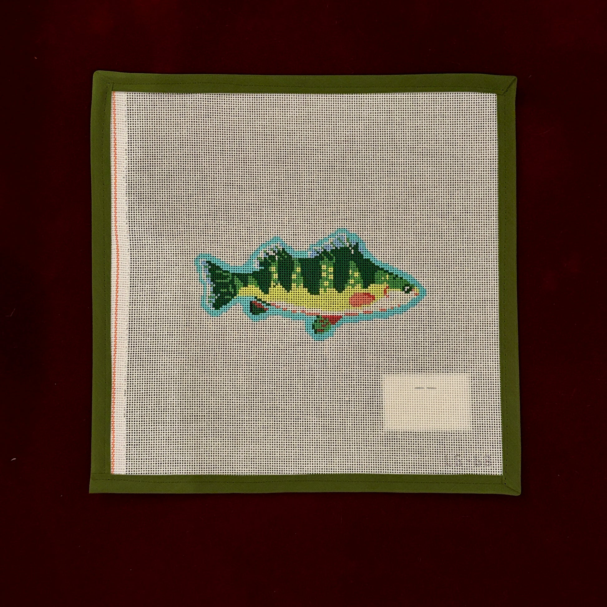 Perch-Needlepoint Canvas-Plum Stitchery-The Pepper Pot Barrington, IL