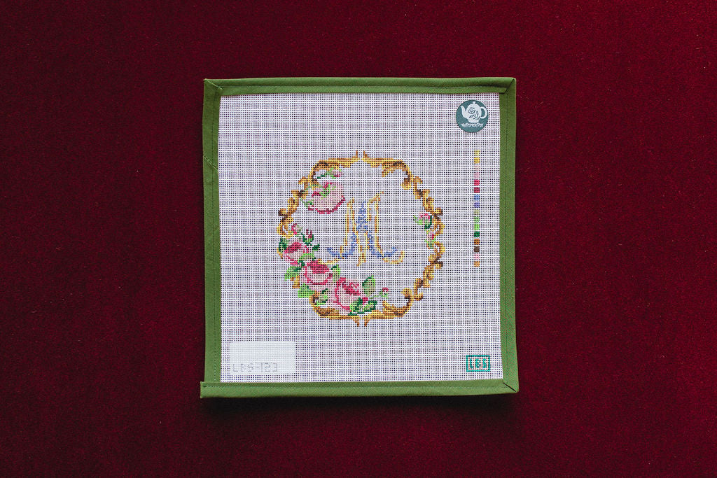 Petite MA Monogram-Canvas-Le Beau Stitch-The Pepper Pot
