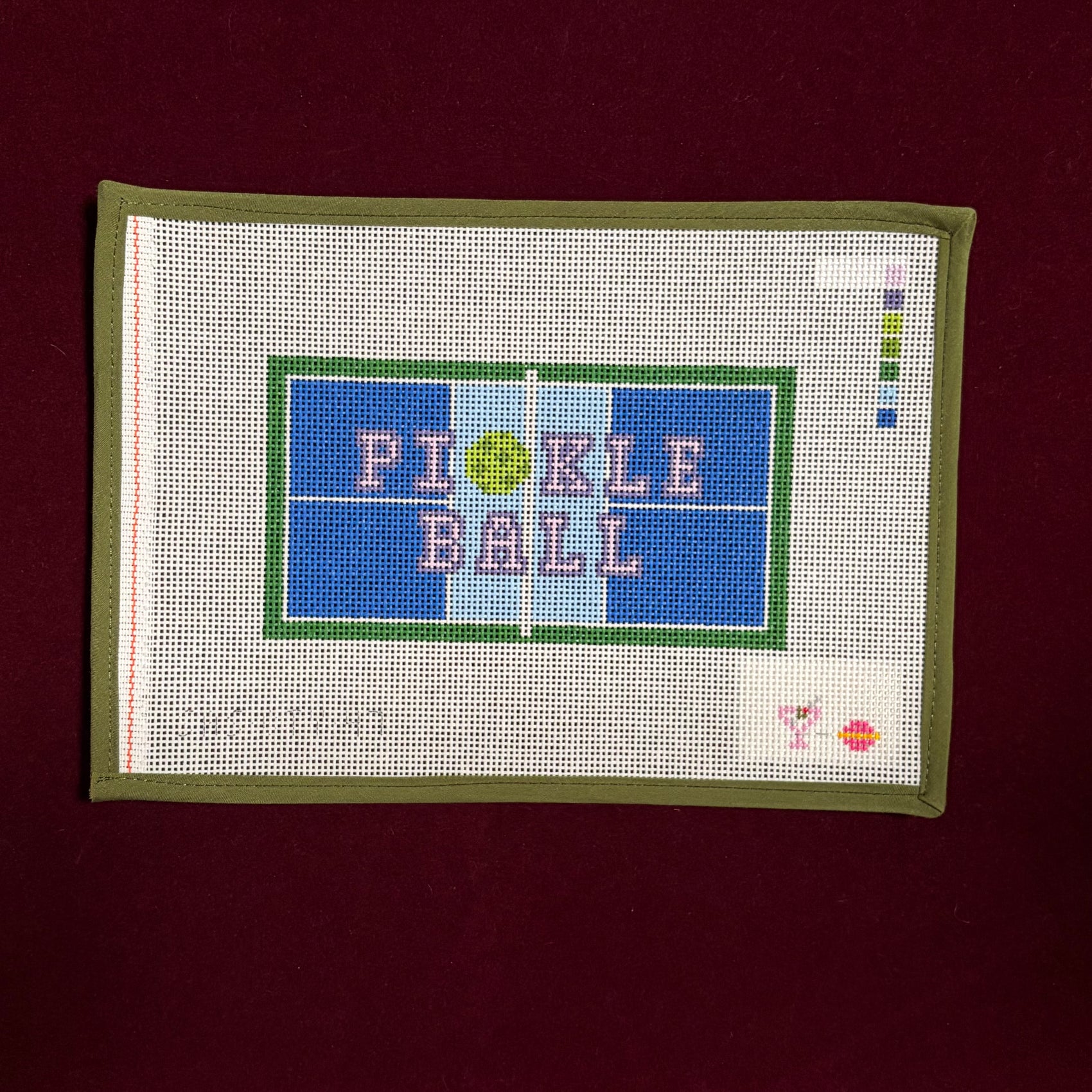 Pickleball-Canvas-Saturnalia Stitching-The Pepper Pot