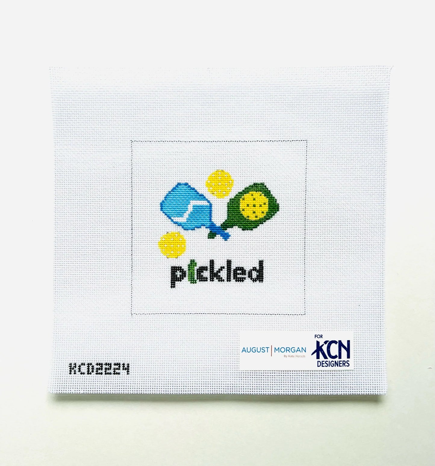 Pickled August Trunk Show-Needlepoint Canvas-KCN Designers-The Pepper Pot Barrington, IL