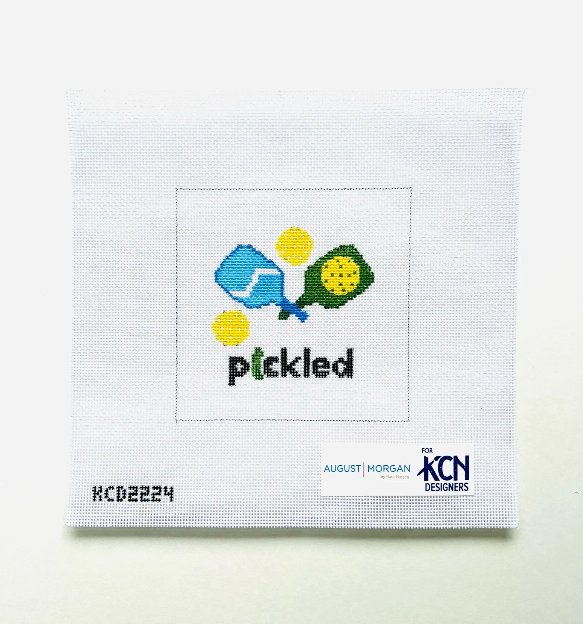 Pickled August Trunk Show-Needlepoint Canvas-KCN Designers-The Pepper Pot Barrington, IL