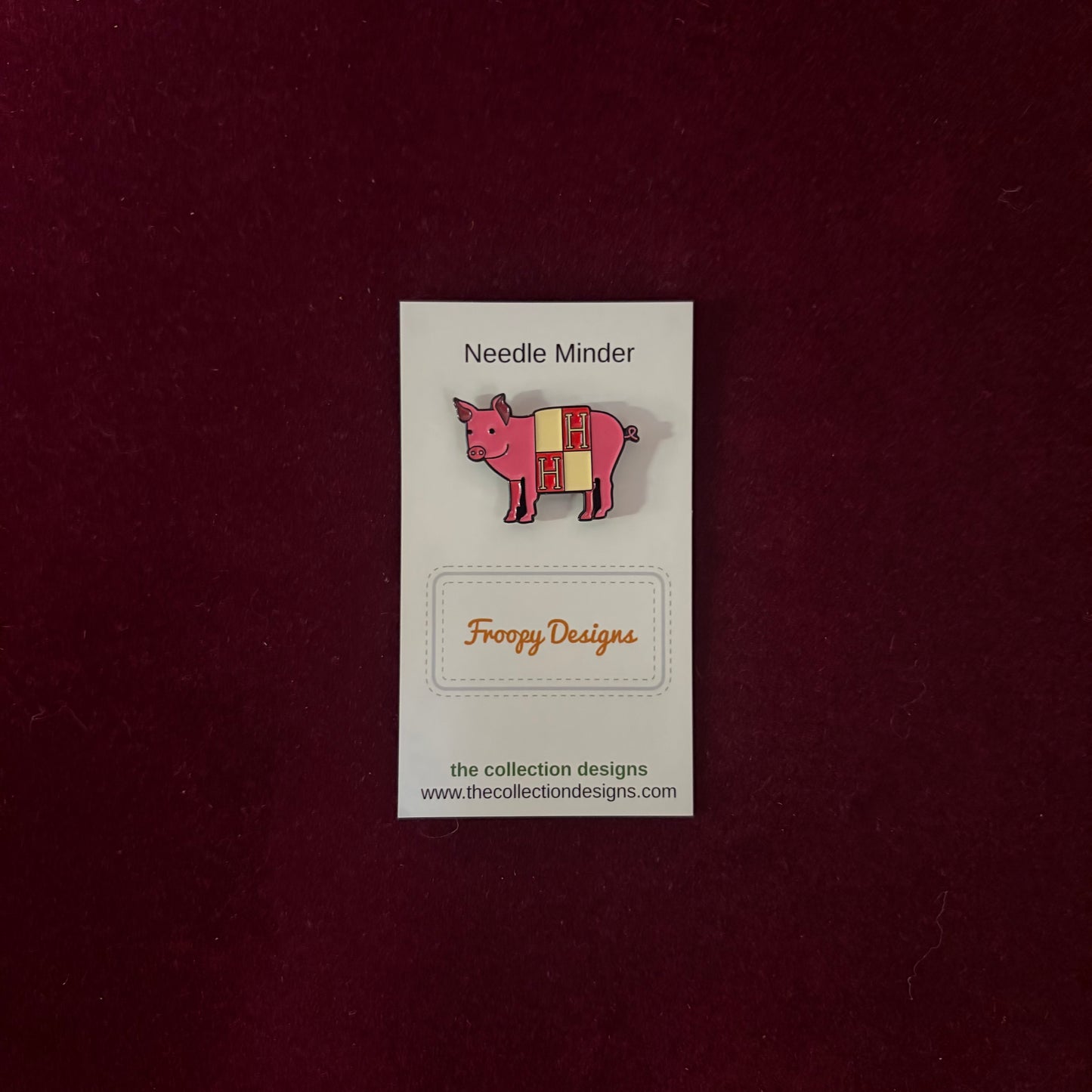 Pig In Hermes Blanket Needle Minder-Needle Minder-Froopy Designs-The Pepper Pot