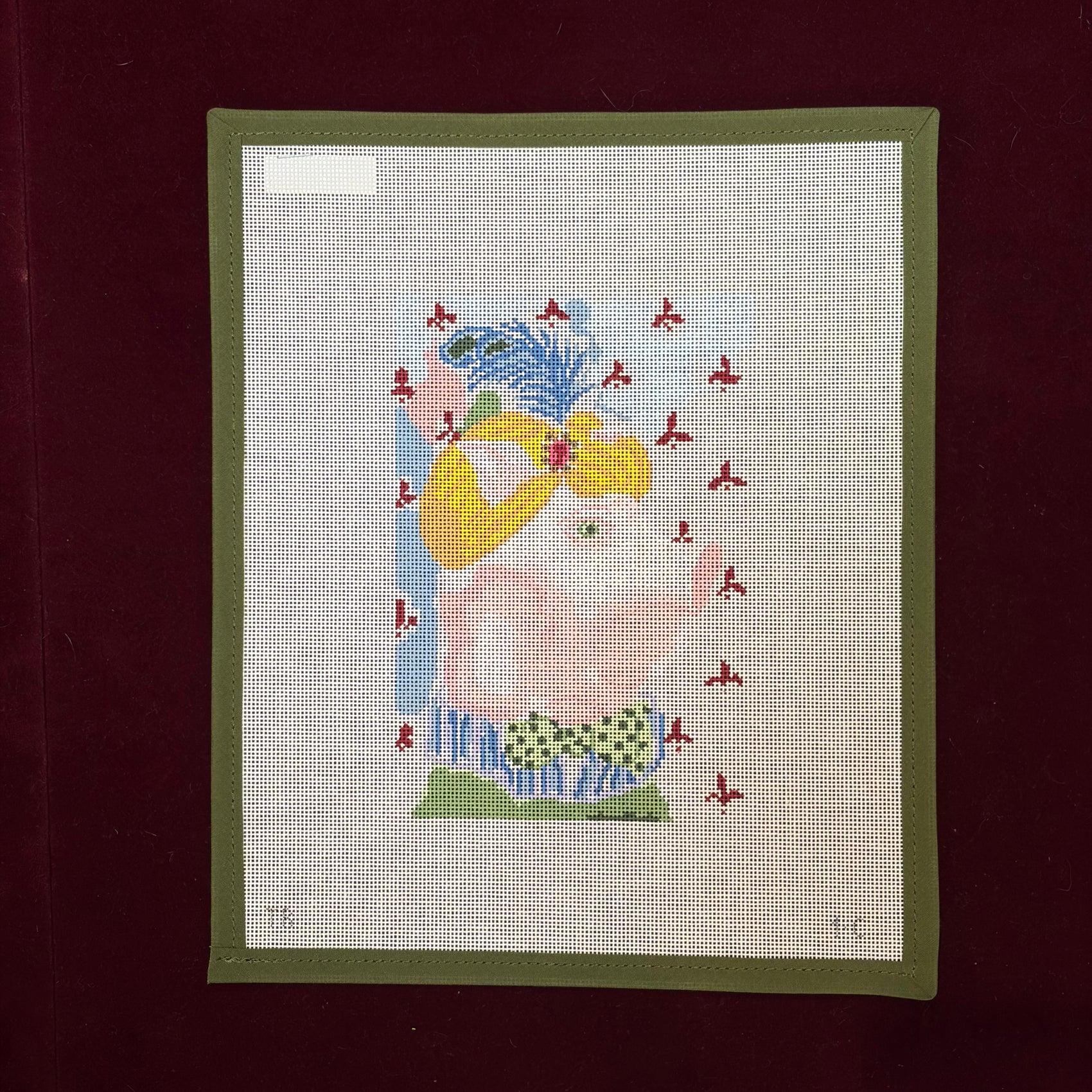 Pig - Plum Stitchery-Canvas-Plum Stitchery-The Pepper Pot
