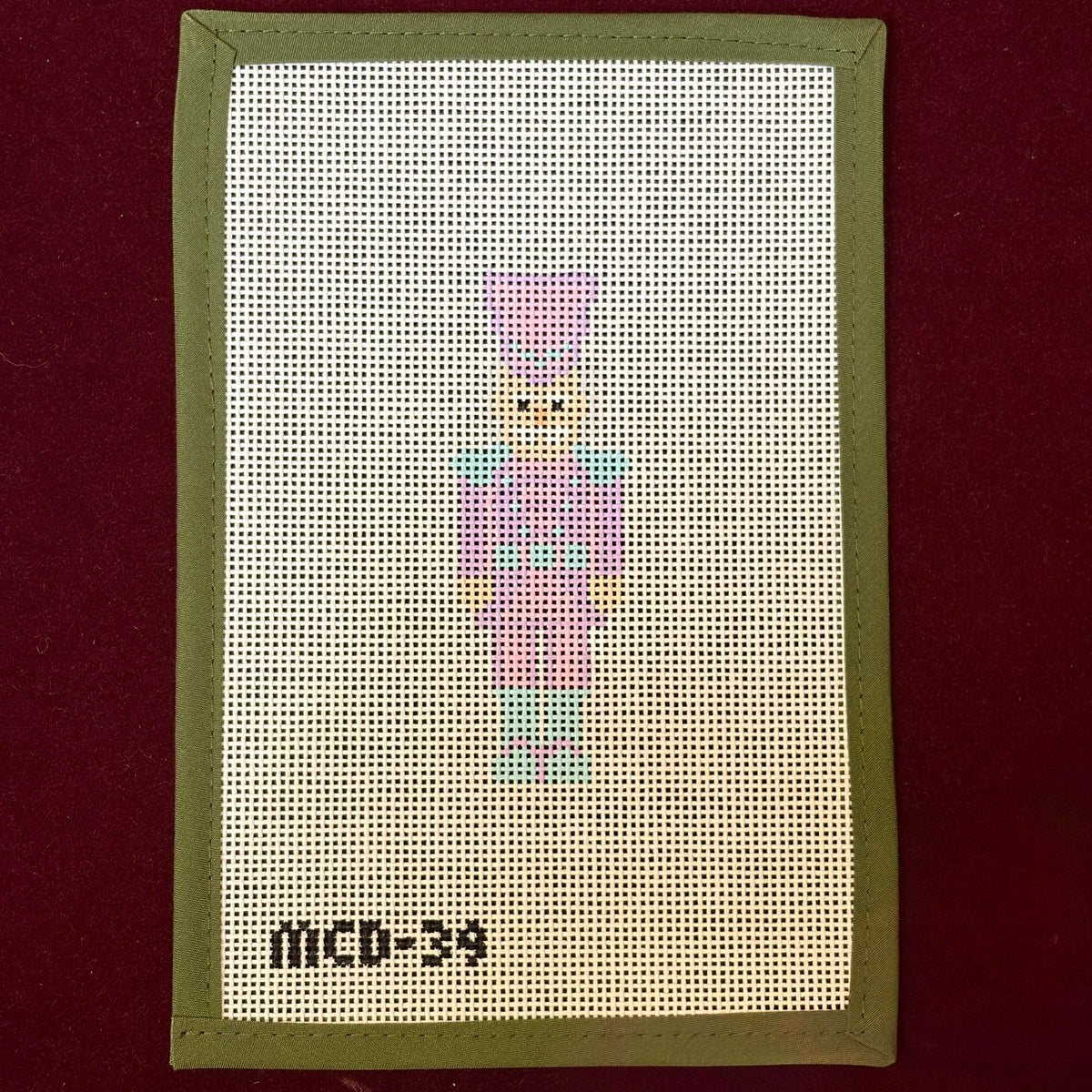 Pink and Purple Nutcracker-Needlepoint Canvas-Walker's Needlepoint-The Pepper Pot Barrington, IL