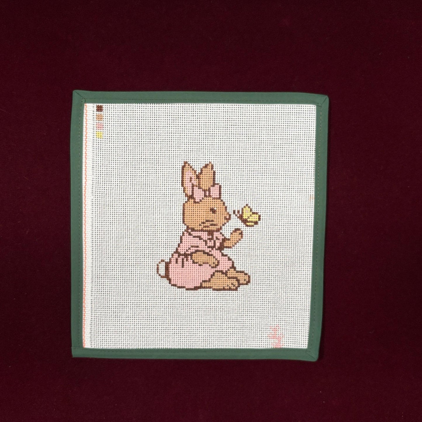 Pink Bunny-Canvas-Lillian Lane-The Pepper Pot