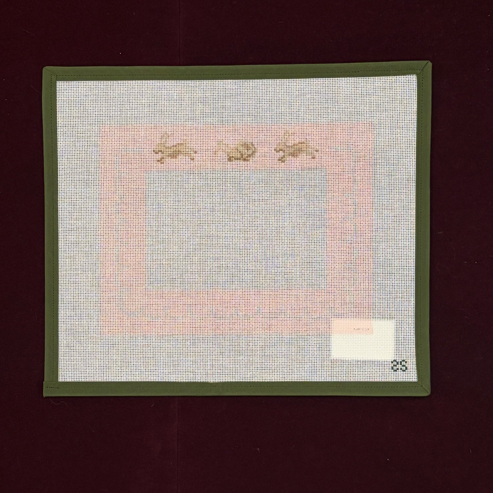 Pink Bunny Frame-Canvas-Spruce Street-The Pepper Pot