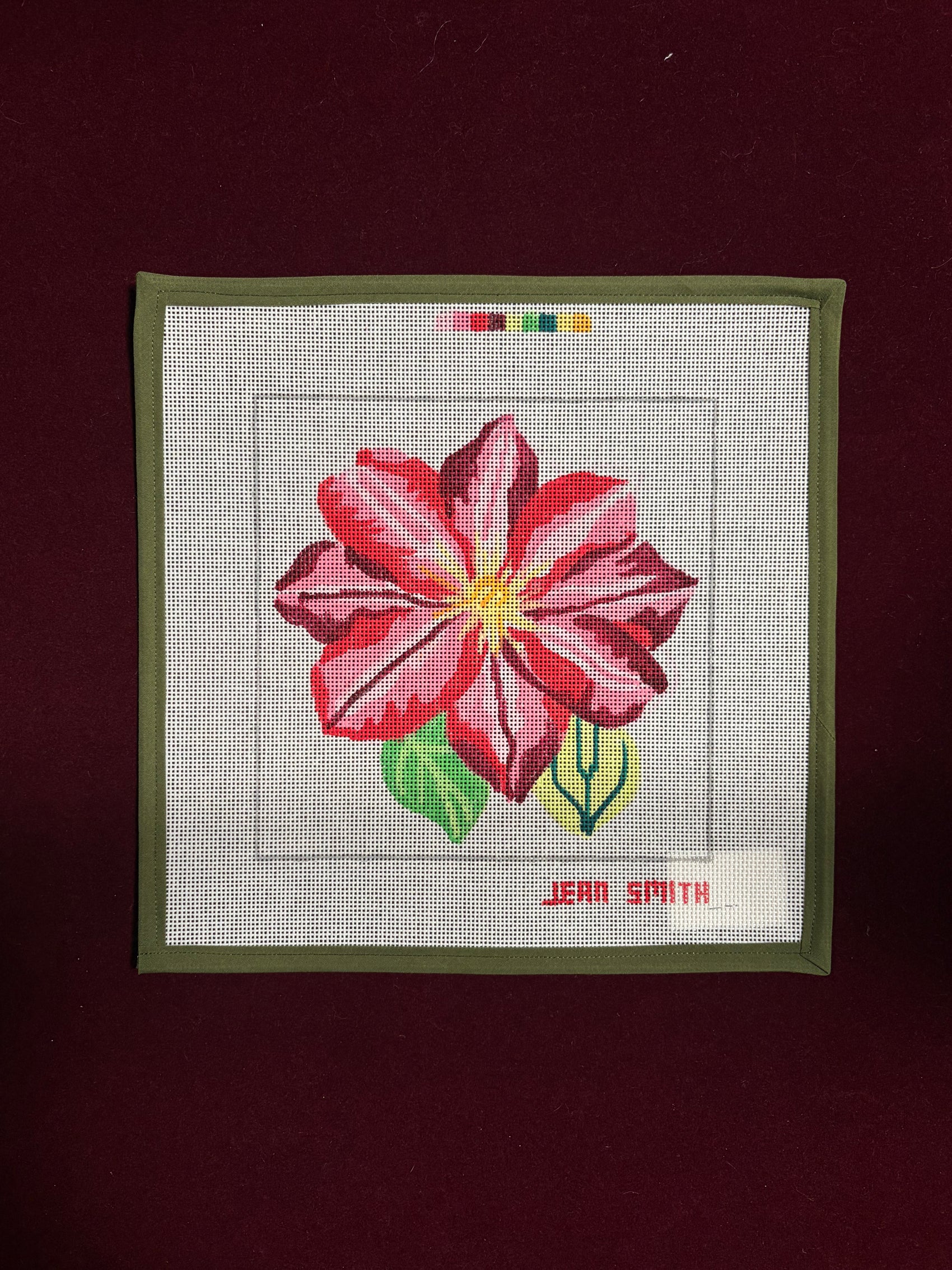 Pink Clematis-Canvas-Jean Smith-The Pepper Pot