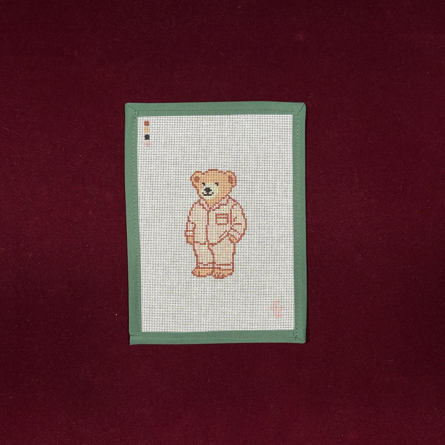 Pink Pajama Bear-Canvas-Lillian Lane-The Pepper Pot