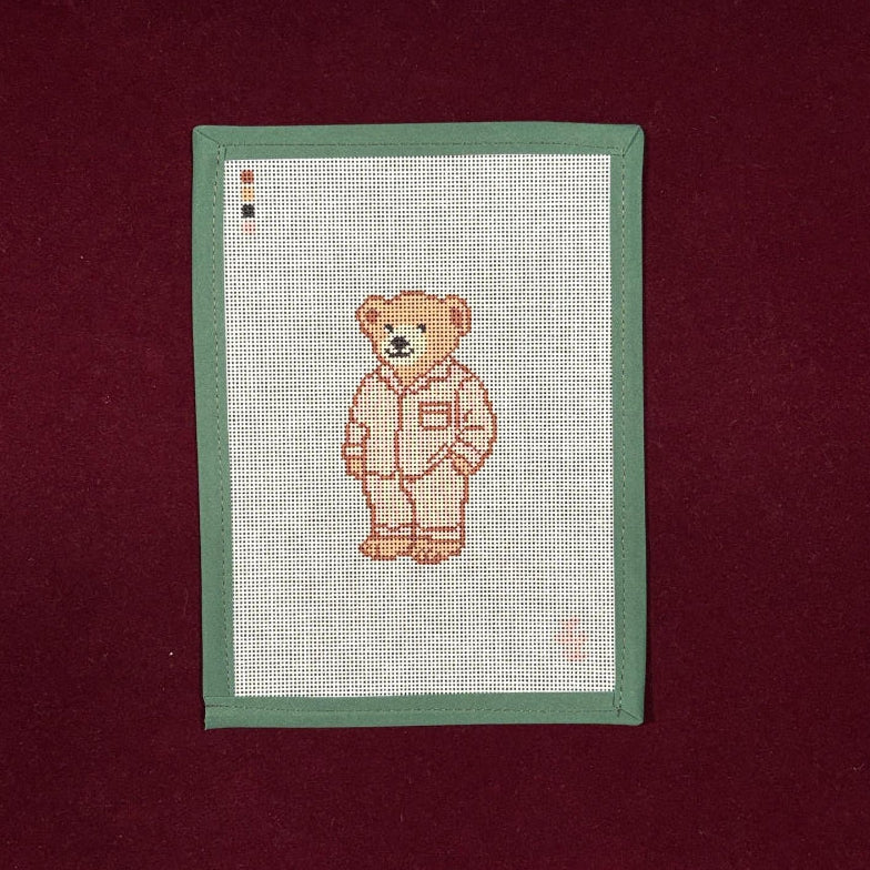 Pink Pajama Bear-Canvas-Lillian Lane-The Pepper Pot