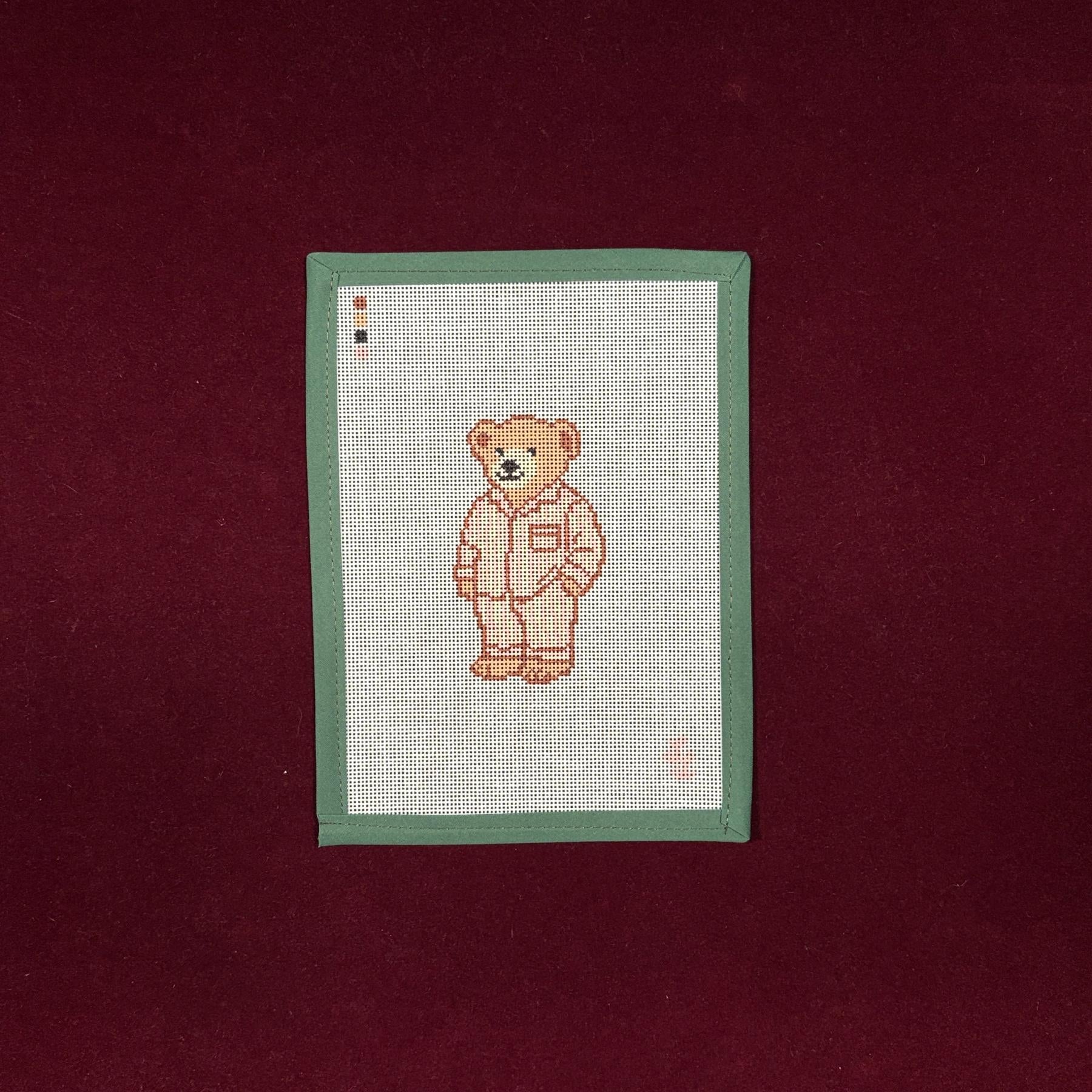 Pink Pajama Bear-Canvas-Lillian Lane-The Pepper Pot