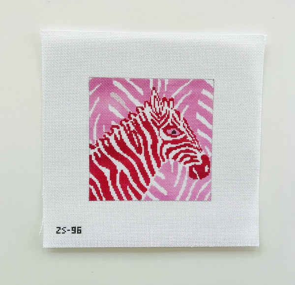 Pink Side Eye Canvas August Trunk Show-Needlepoint Canvas-KCN Designers-The Pepper Pot Barrington, IL