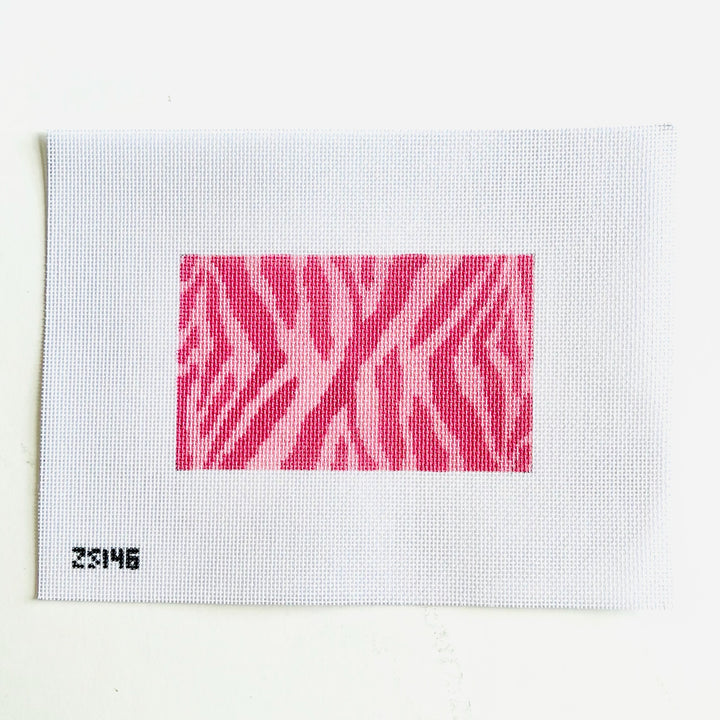 Pink Zebra EGC Insert August Trunk Show-Needlepoint Canvas-KCN Designers-The Pepper Pot Barrington, IL