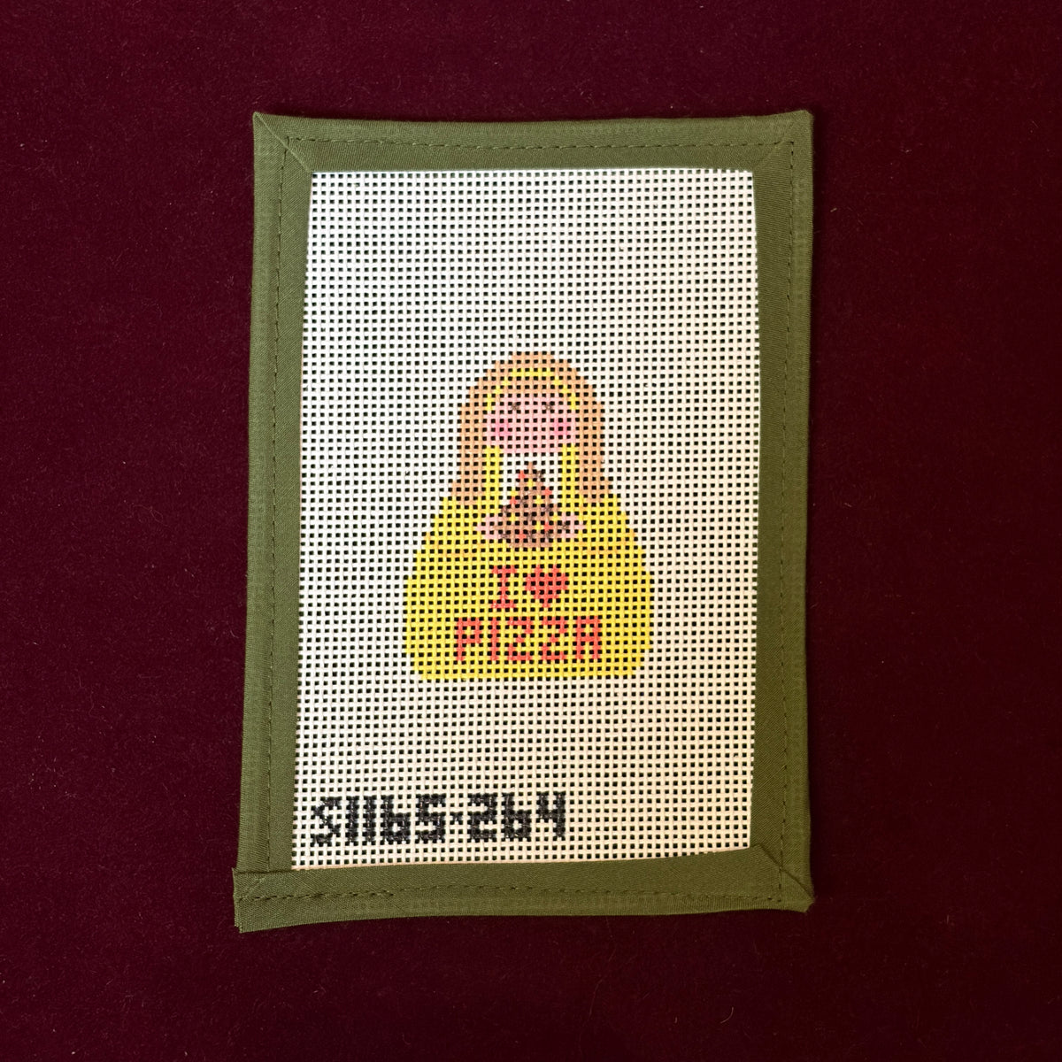 Pizza Stitch-It Angel-Needlepoint Canvas-KCN Designers-The Pepper Pot Barrington, IL