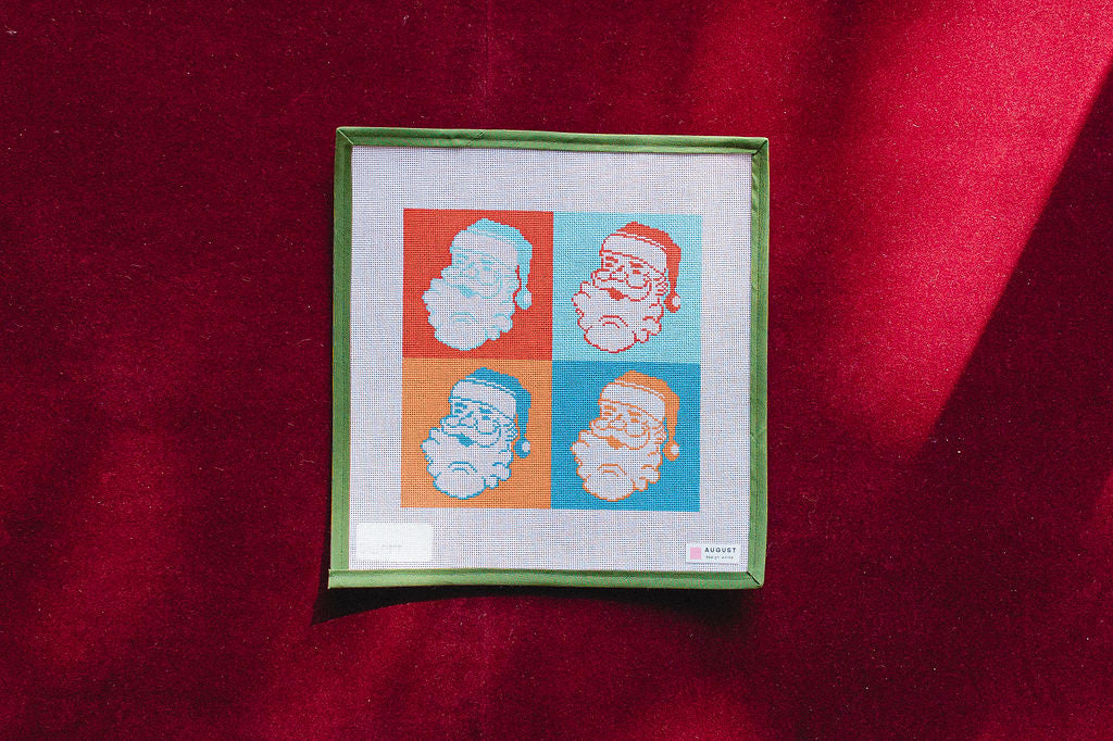 Pop Art Santa-Canvas-August Design Works-The Pepper Pot