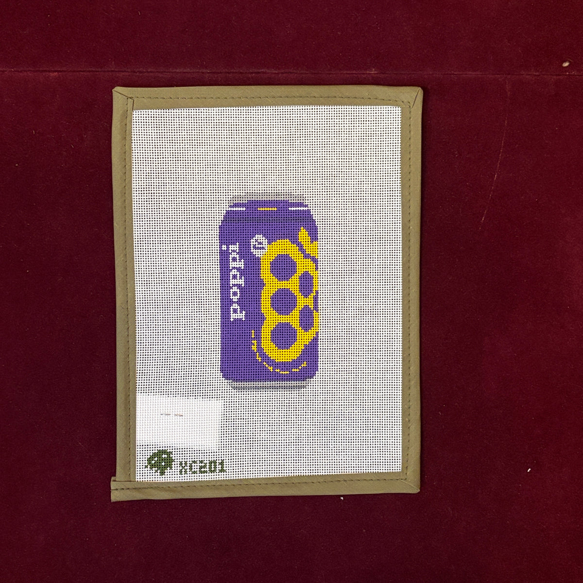 Poppi-Grape-Needlepoint Canvas-Elm Tree-The Pepper Pot Barrington, IL