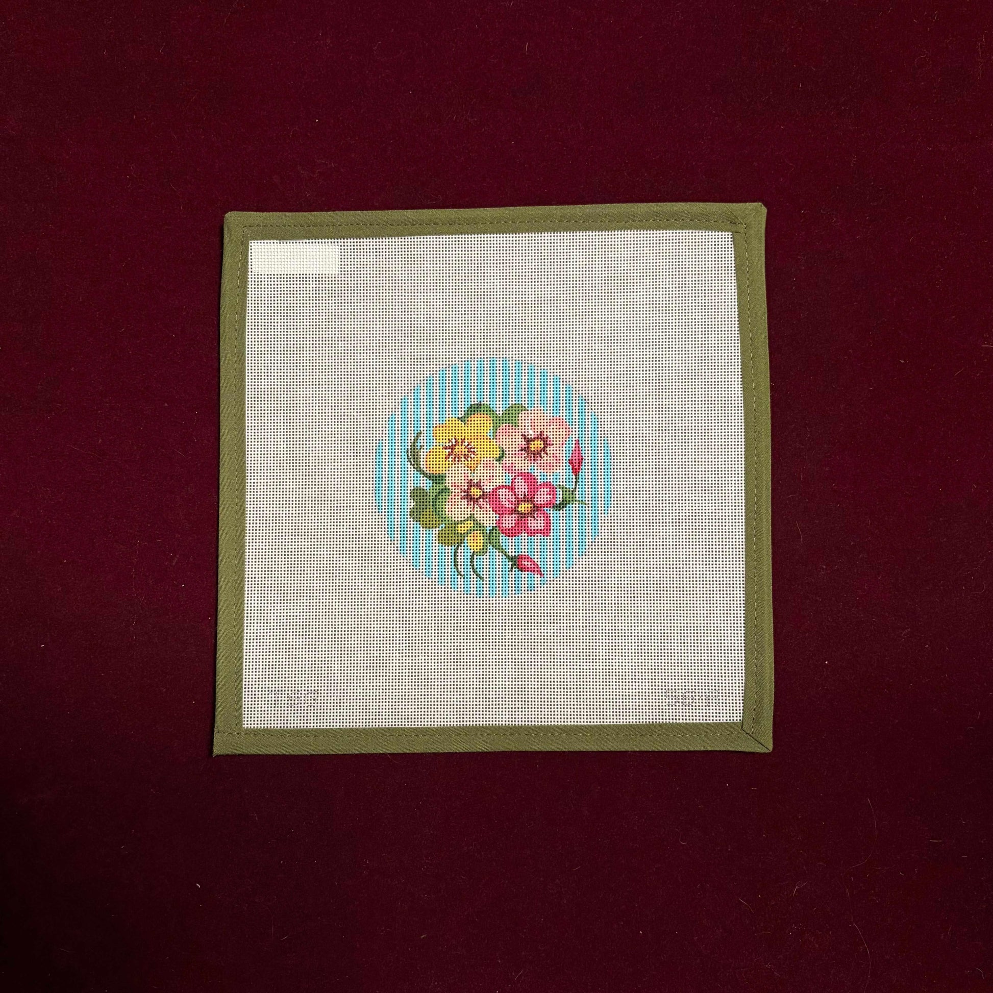 Posies No. 1-Canvas-Plum Stitchery-The Pepper Pot