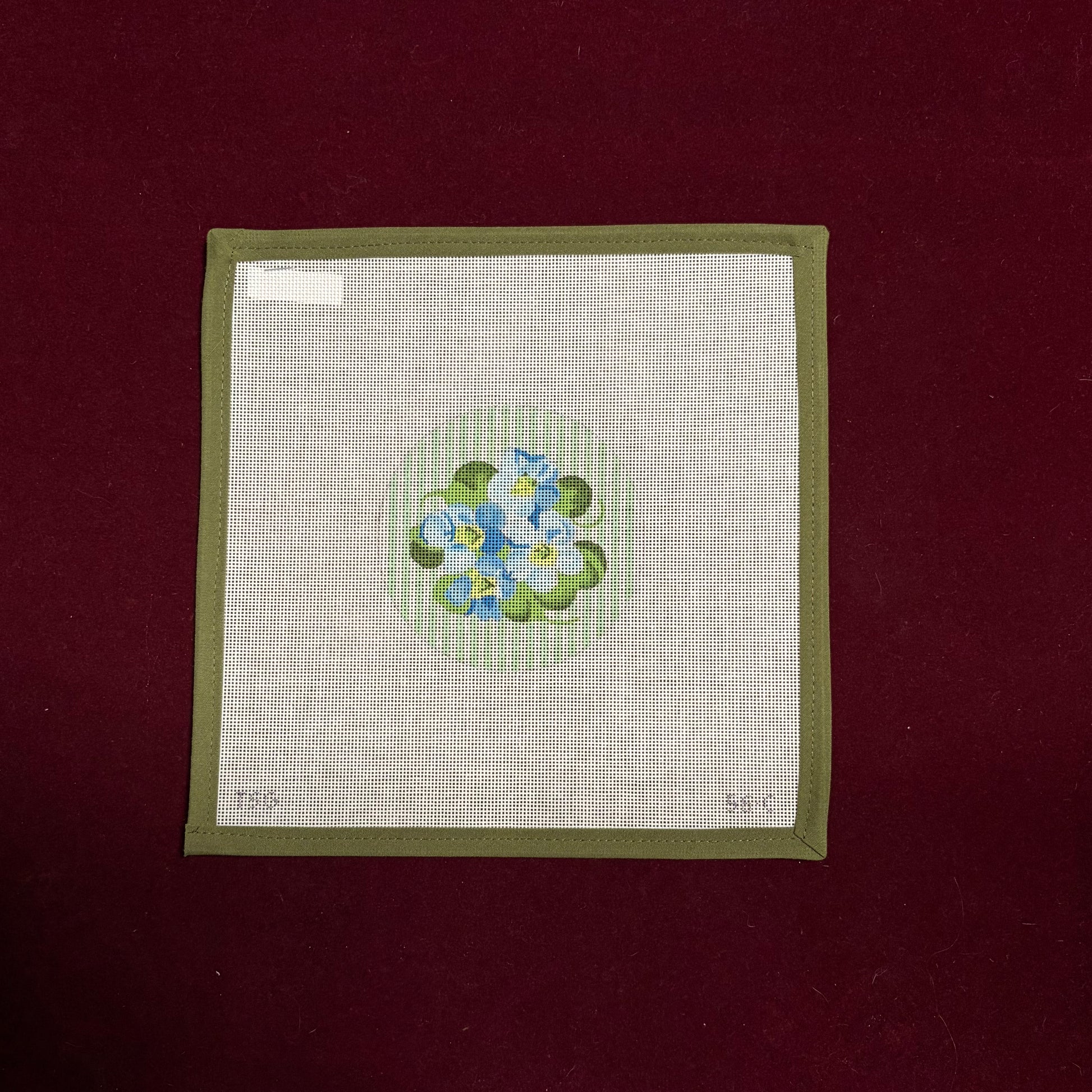 Posies No. 3-Canvas-Plum Stitchery-The Pepper Pot