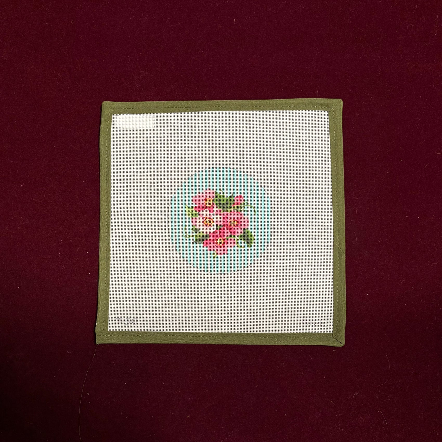 Posies No. 5-Canvas-Plum Stitchery-The Pepper Pot