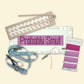 Probably Smut Bookmark Kit-Kitted Canvas-Happy Stitching-The Pepper Pot