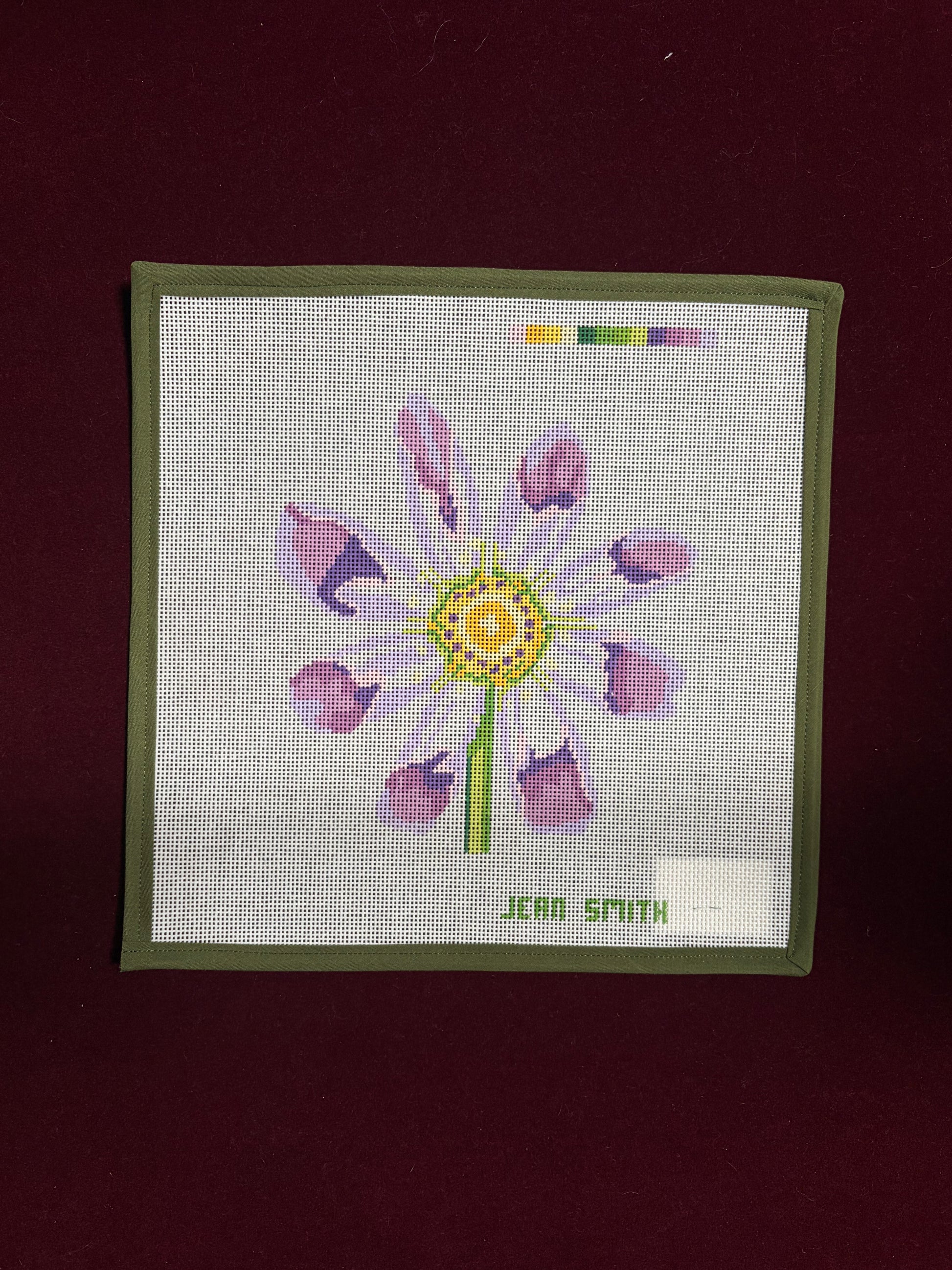 Purple Cosmos-Canvas-Jean Smith-The Pepper Pot