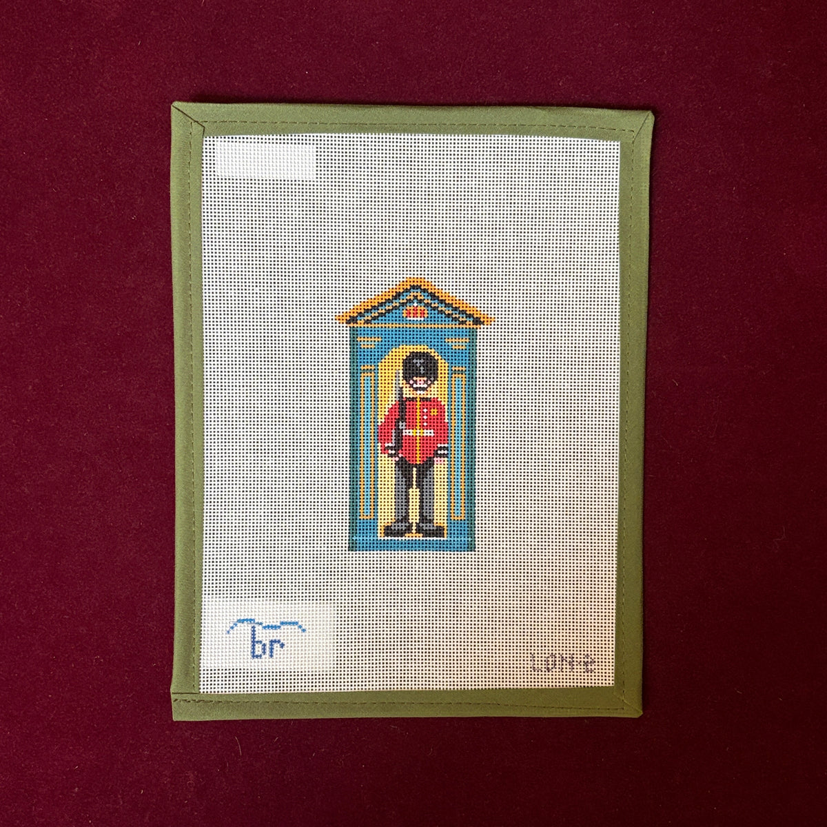 Queen's Guard-Needlepoint Canvas-Blue Ridge Stitchery-The Pepper Pot Barrington, IL