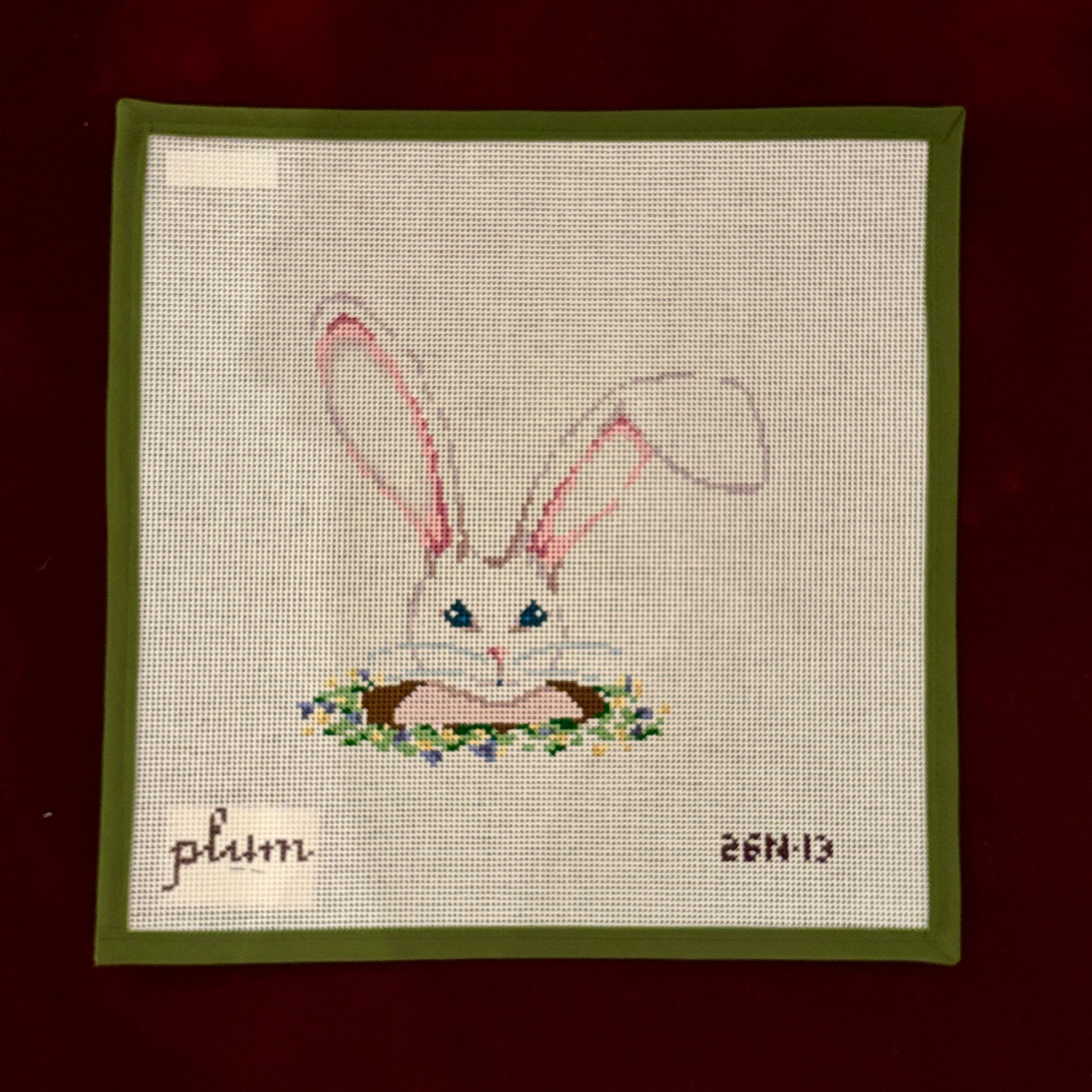 Rabbit Hole-Needlepoint Canvas-Plum Stitchery-The Pepper Pot Barrington, IL