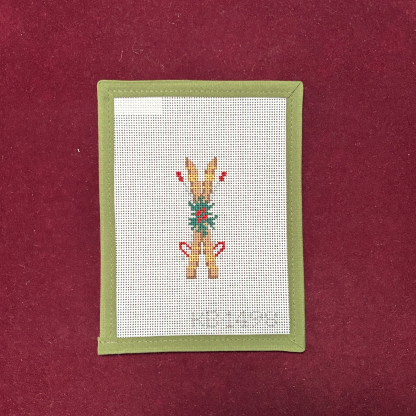 Retro Skis-Needlepoint Canvas-Bradley Needlepoint-The Pepper Pot Barrington, IL